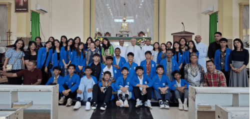 SMA Frater Makassar Sosialisasikan PPDB 2025/2026 Melalui Tour Pelayanan Ibadat