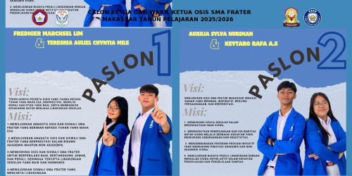 Pemilihan Ketua dan Wakil Ketua OSIS SMA Frater Makassar 