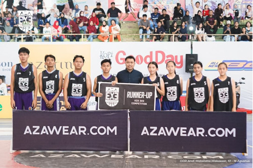 Tim Basket Putra SMA Frater Makassar Raih Juara II di Ajang DBL 2024
