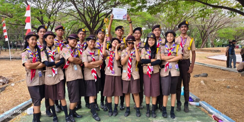 SMA Frater Makassar Raih Prestasi di Kemah Lomba Penegak Nasional (Kelopak) 2024