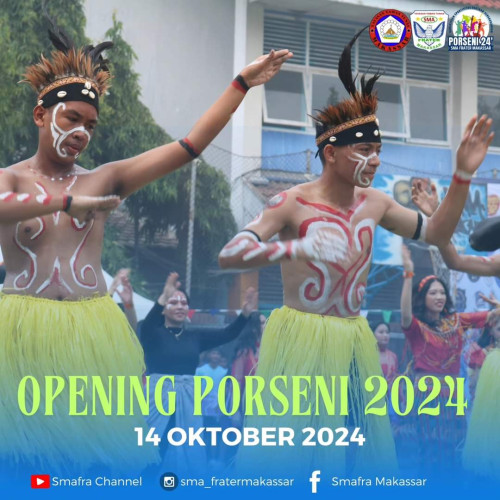 Opening Ceremony Pekan  Olahraga dan Seni (PORSENI) SMA Frater Makassar 2024: Sportivitas dan Persaudaraan Menjadi Semangat Utama