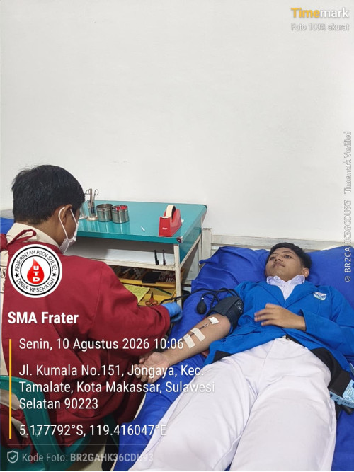 Ketika Kemerdekaan Mengalir: Belajar Peduli dari Setetes Darah Semarak HUT ke-81 Kemerdekaan Republik Indonesia di SMA Frater Makassar